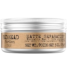 tigi bedhead bed head for men matte separation wax hair styling pomade gel wax mens hold definition