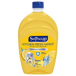 Softsoap Antibacterial Hand Soap 50 oz bottle kitchen fresh hands