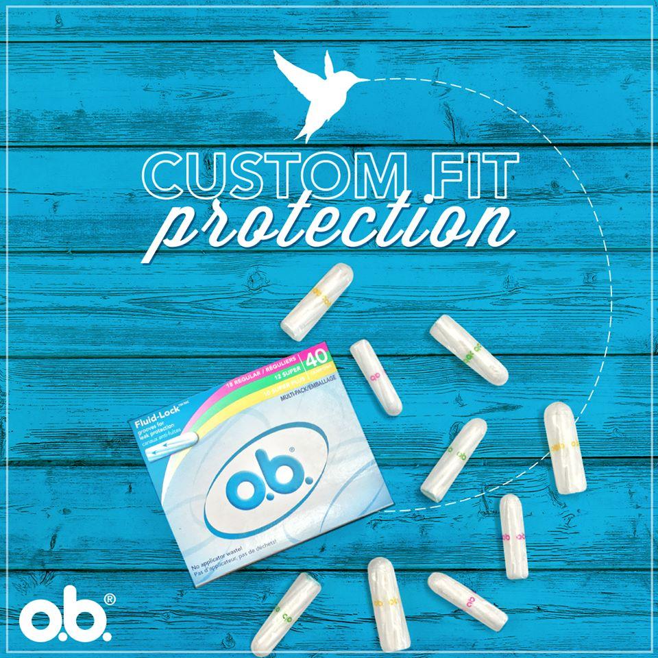 o.b. Original NonApplicator Tampons, Ultra Absorbancy, Pack of 40