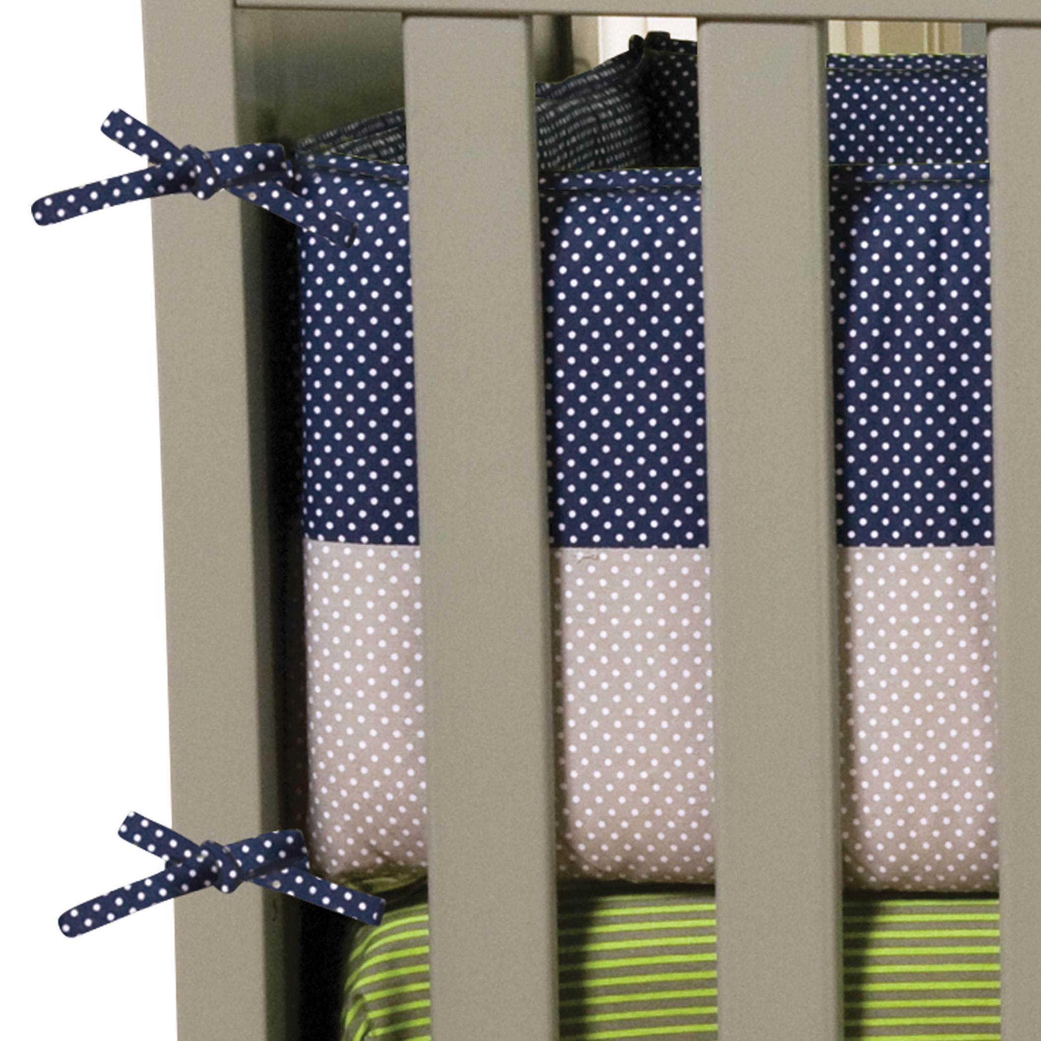 Trend Lab Crib Bumpers, Perfectly Preppy Blue And Green