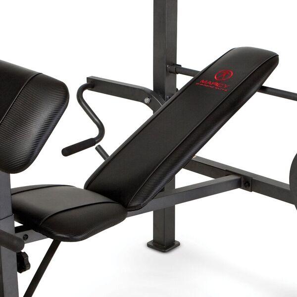 Marcy Standard Weight Bench with Butterfly and Leg Developer