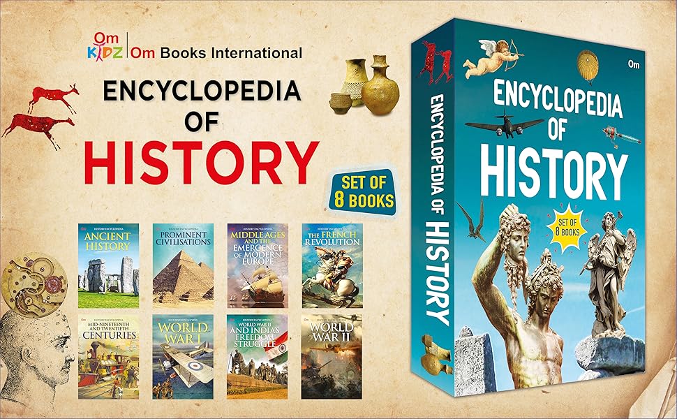 Encyclopedia of History ( Set of 8 Books) (Encyclopedias) Om Books Editorial Team Amazon.in