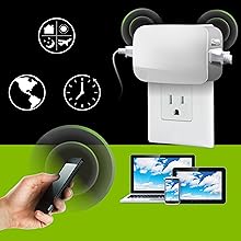 Nearさま　2点セット GE Enbrighten Z-Wave Plus Smart Dimmer Plug-In, 2