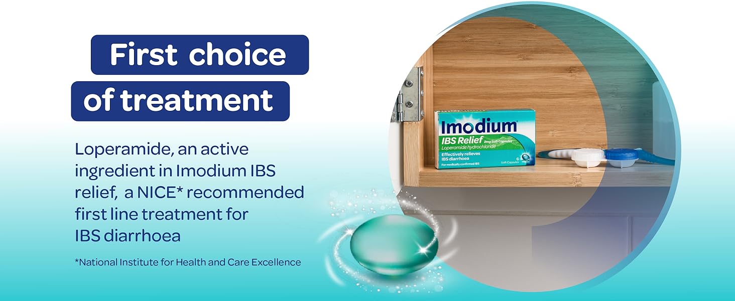 Imodium Capsules for IBS Diarrhoea Relief Designed to Relieve IBS