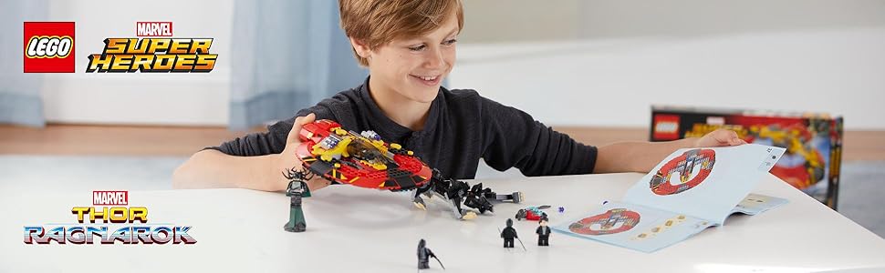 LEGO Super Heroes 76084 - Das ultimative Kräftemessen um Asgard: Amazon ...