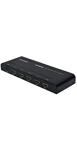 Amazon | グリーンハウス 4K対応 HDMIセレクタ 4ポート HDCP2.2