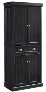 Amazon Com Crosley Furniture Seaside Kitchen Pantry Cabinet