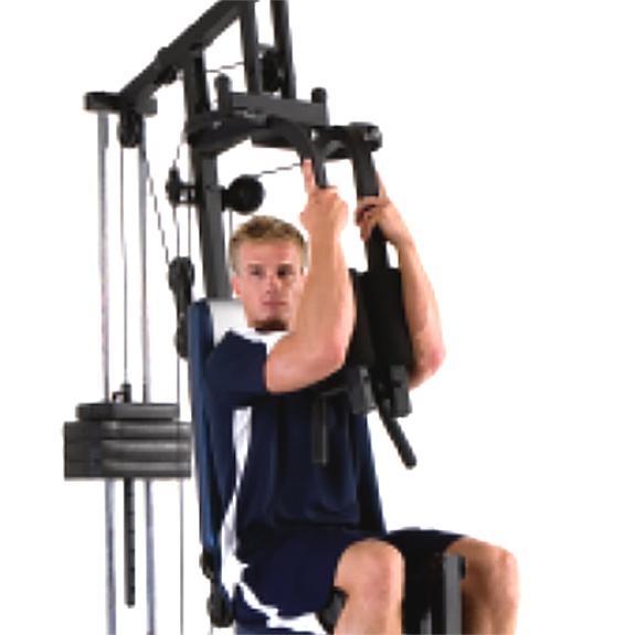 Marcy Club MKM1101 Home Multi Gym 54 kg Stack Black, One Size