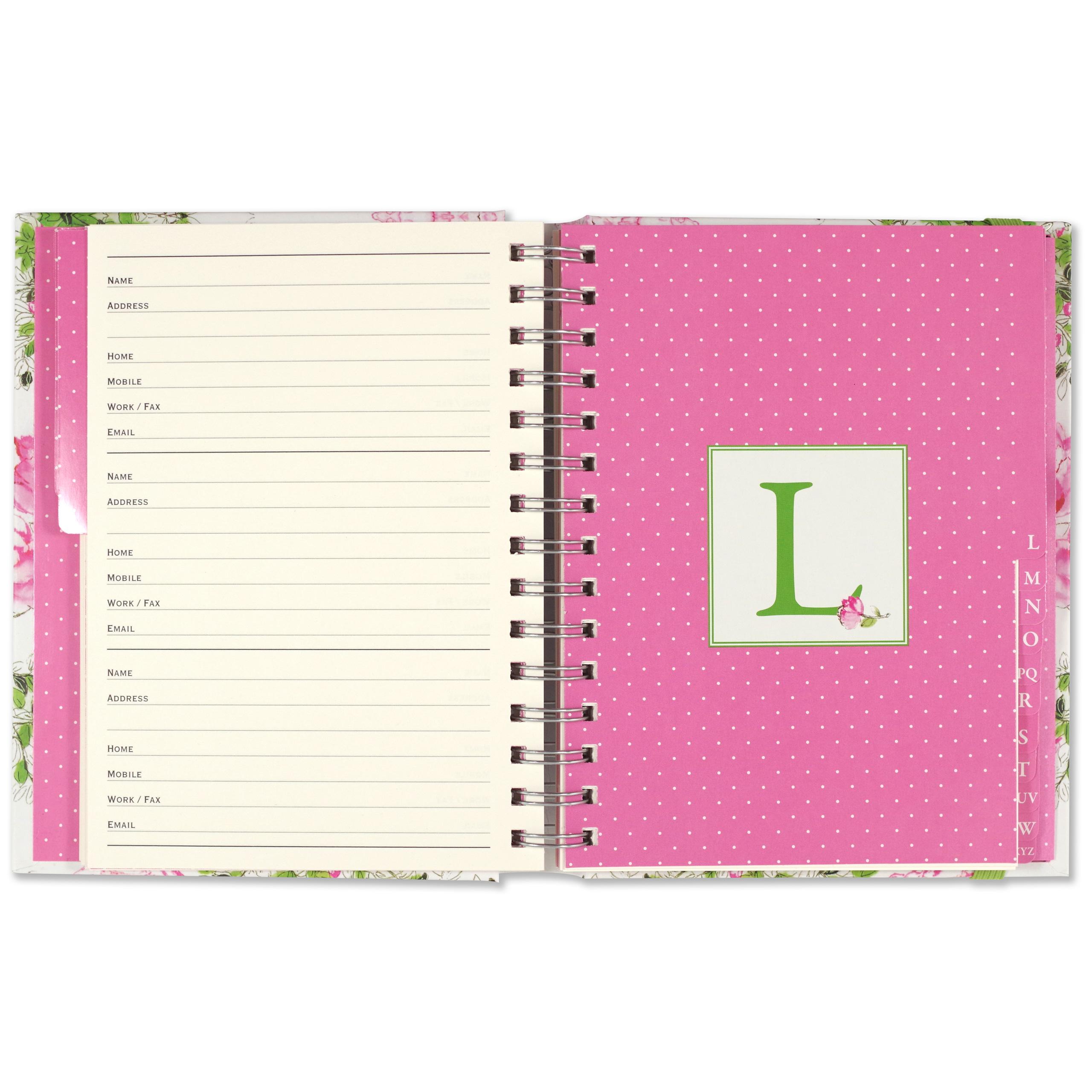 Rose Garden Large Address Book Peter Pauper Press 9781441318558