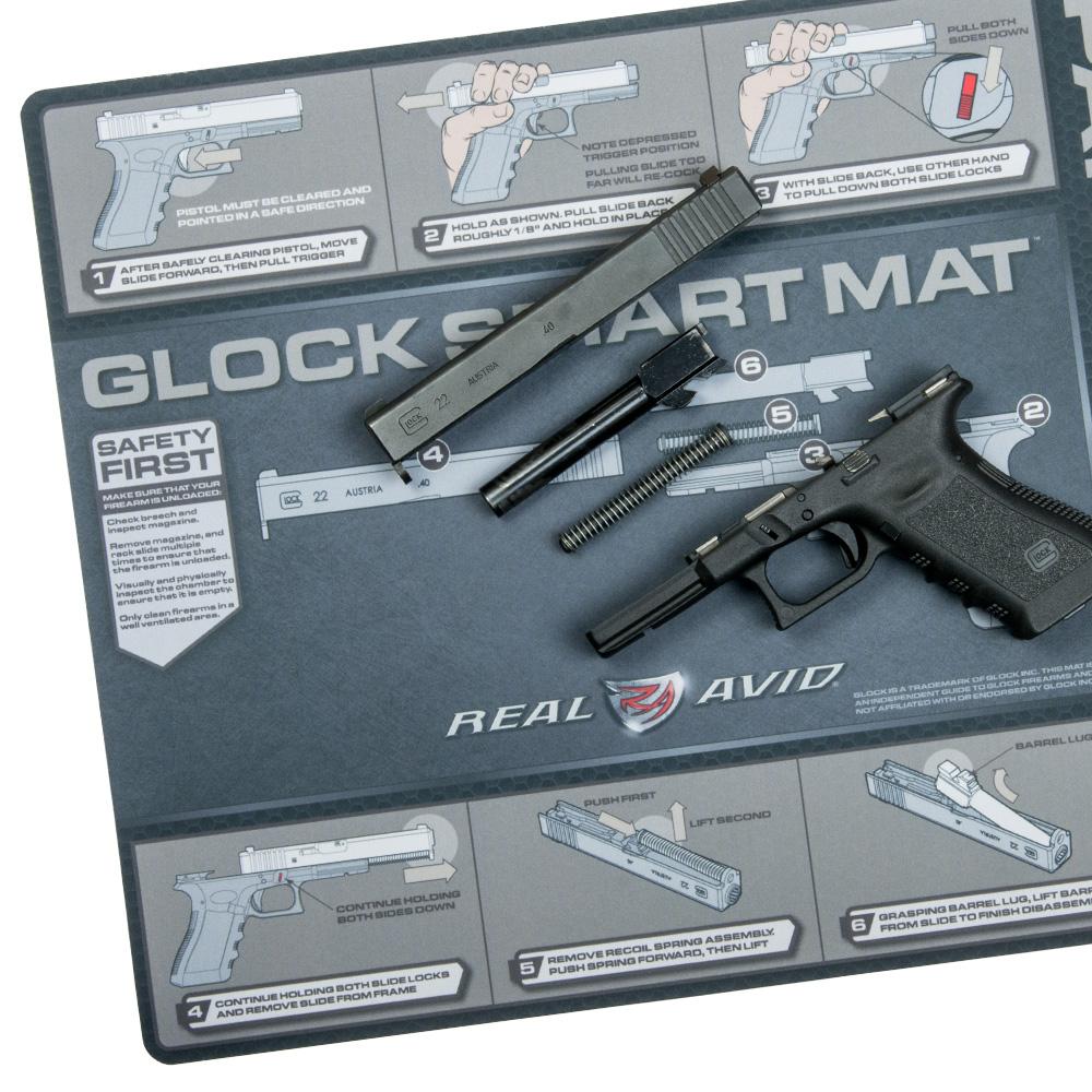 Real Avid Smart Mat for Glock® 19x16” Pistol Cleaning Mat with Glock