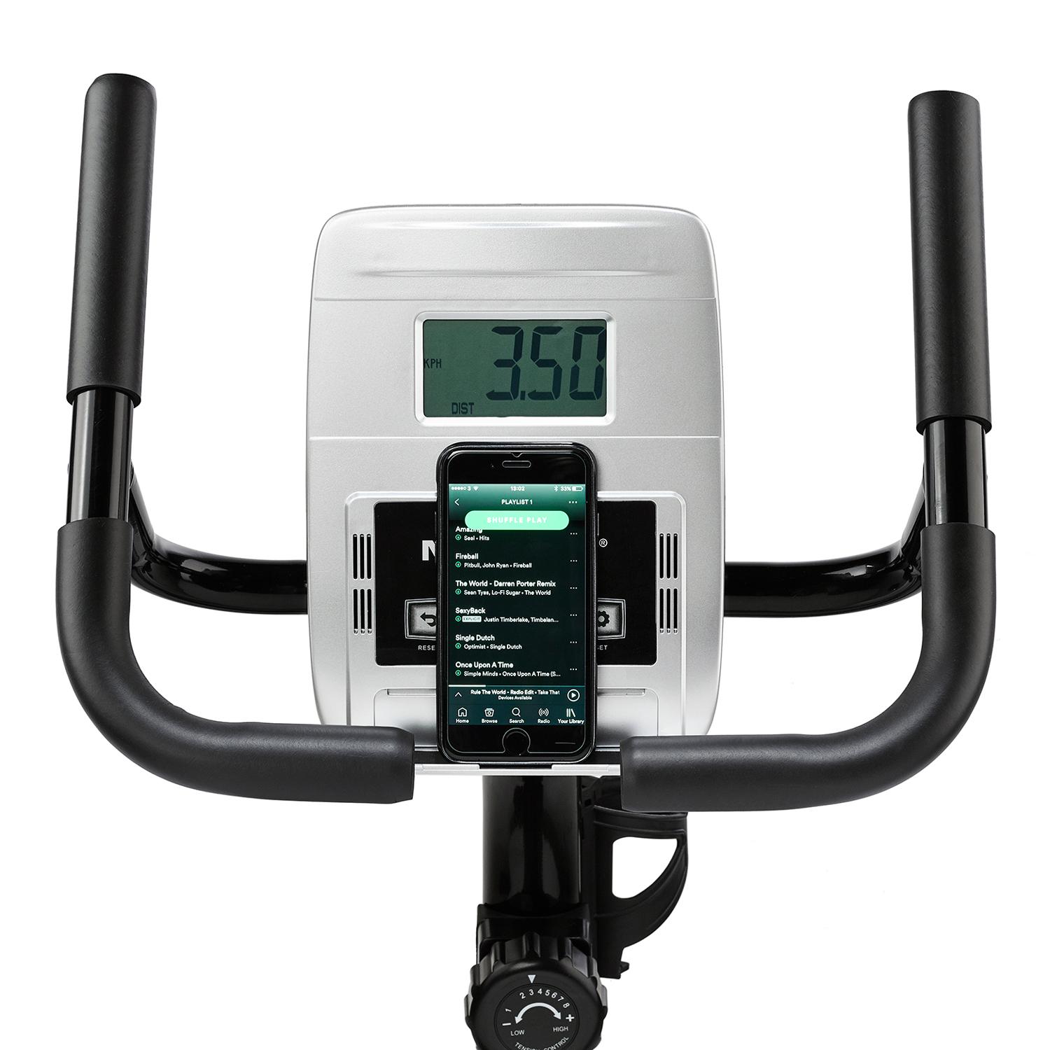 Marcy Azure RB1016 Recumbent Exercise Bike Black/White/Blue, One Size