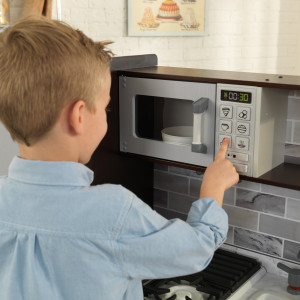 kidkraft ultimate elite espresso play kitchen