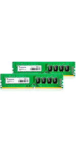 ADATA DDR4-2666MHz CL19 288Pin Unbuffered DIMM デスクトップPC用 メモリ 4GB×2枚 AD4U2666J4G19-D Amazon | ADATA DDR4-2666MHz CL19 288Pin Unbuffered DIMM