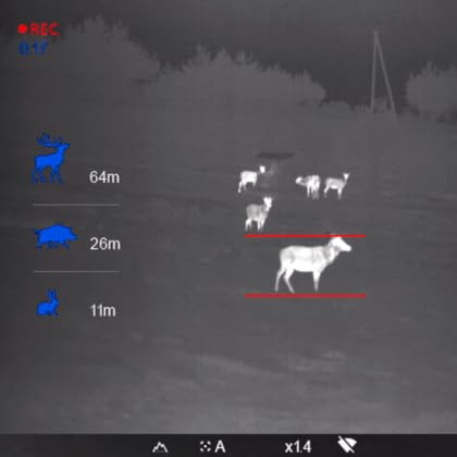 Pulsar Helion rangefinder feature