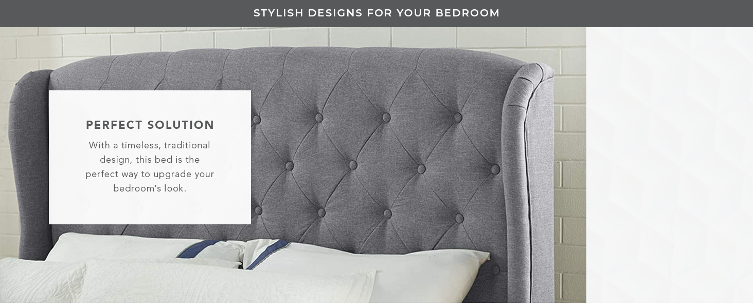 Classic Brands Coventry Upholstered Platform Bed