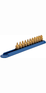Mayhew Tools 16003 Low Profile Dual Drive Bit Set, 11-Piece