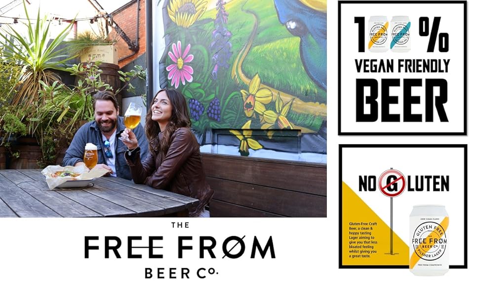 The Free From Beer Co 4.8 Pilsner Lager 12 Pack, 12 x 330ml Cans