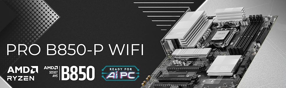 MSI PRO B850-P WiFi Motherboard