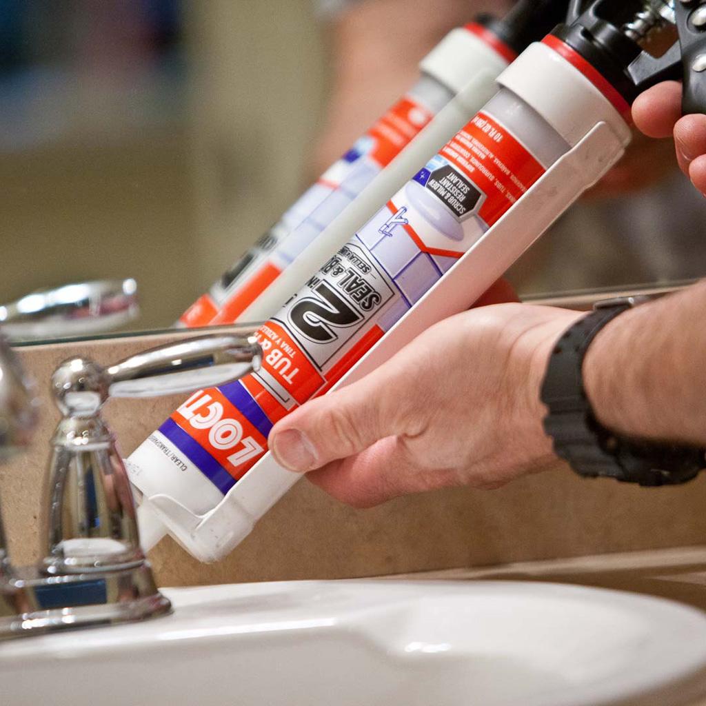 Loctite 2 In 1 Seal and Bond Clear Tub/Tile Sealant, 5.5 FluidOunce