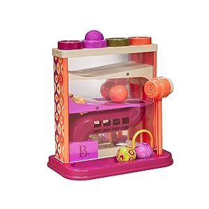B. Toy Whack Ball Maze Toddler Fun Activity melissa and doug tippi hape hammer pound educational 3 2