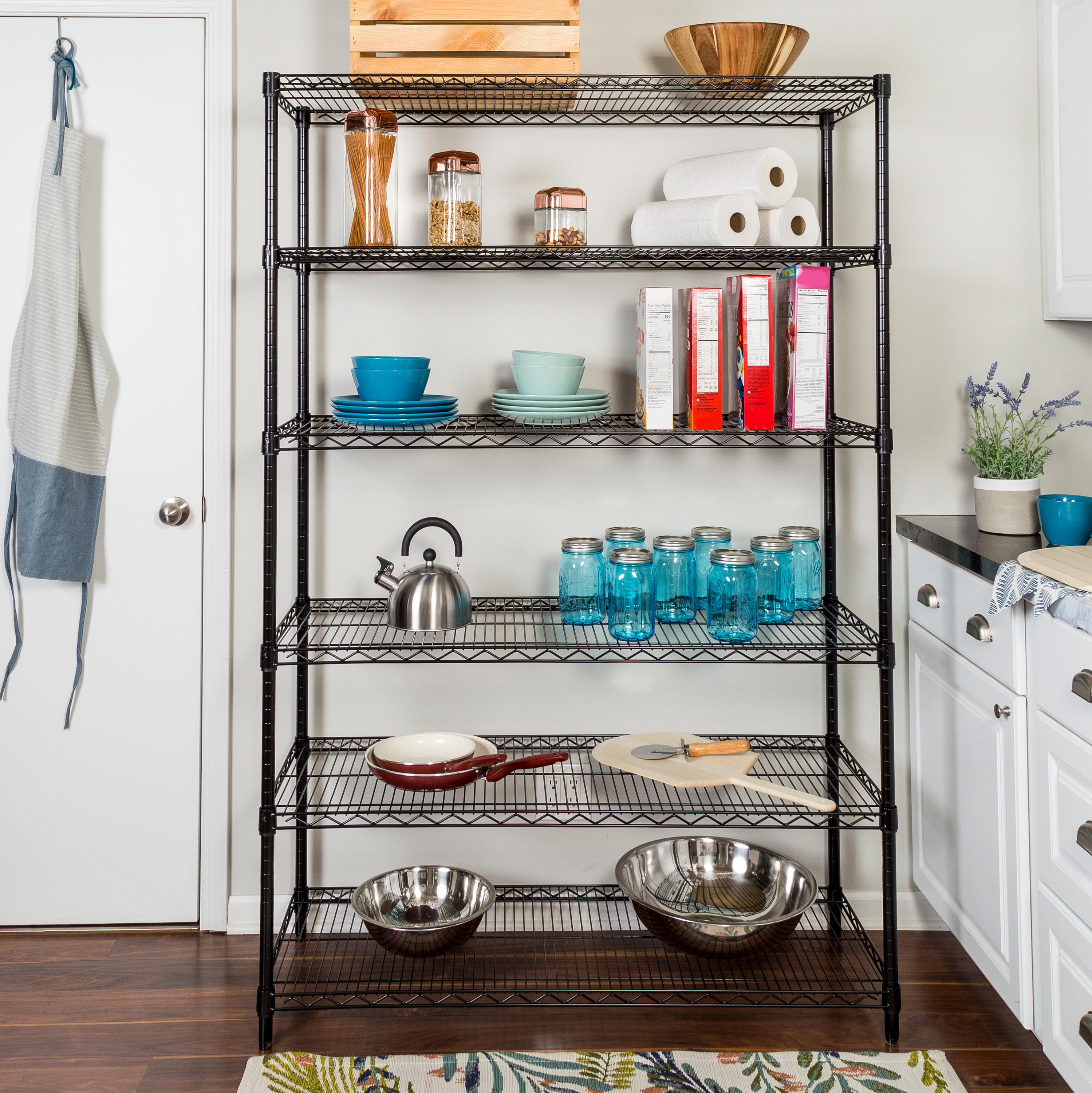 HoneyCanDo SHF01903 Shelving Unit 250Pound Capacity, Chrome, 3Tier