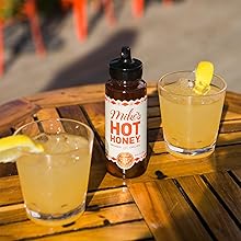 mike's hot honey sweet spicy honey with a kick condiment hot sauce cocktails tea drinks mixer