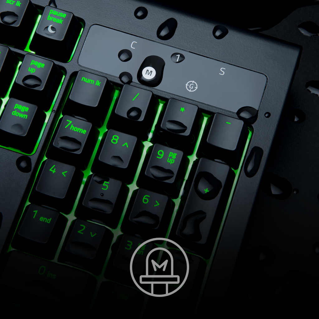 Razer BlackWidow Ultimate Esports Gaming Keyboard Dust and Spill