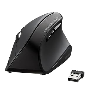 Amazon.co.jp: サンワサプライ エルゴノミクスマウス 静音