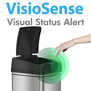 garbage can rubbish bin stainless steel waste recycle kitchen appliance home clean