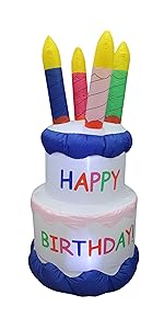 Amazon Com Bzb Goods 8 Foot Long Inflatable Party Cute Colorful