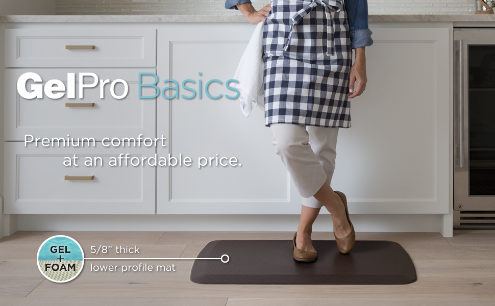 GelPro Anti Fatigue Ergonomic Gel & Foam Floor Standing