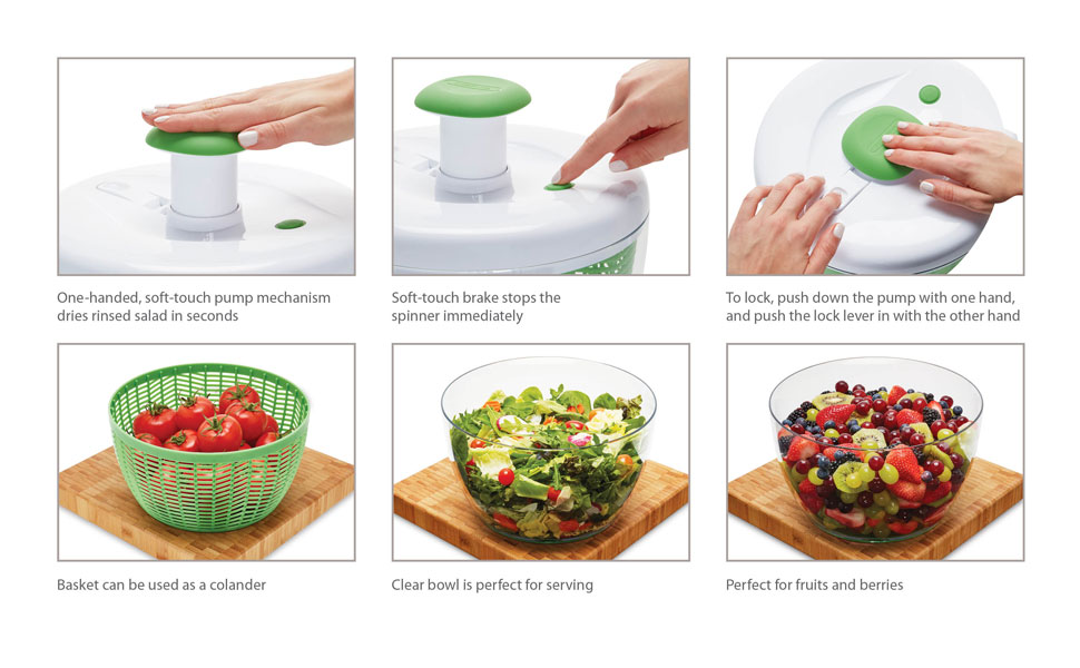 Farberware 5152196 Salad Spinner Home & Kitchen