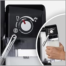 Mousseur de lait intégré