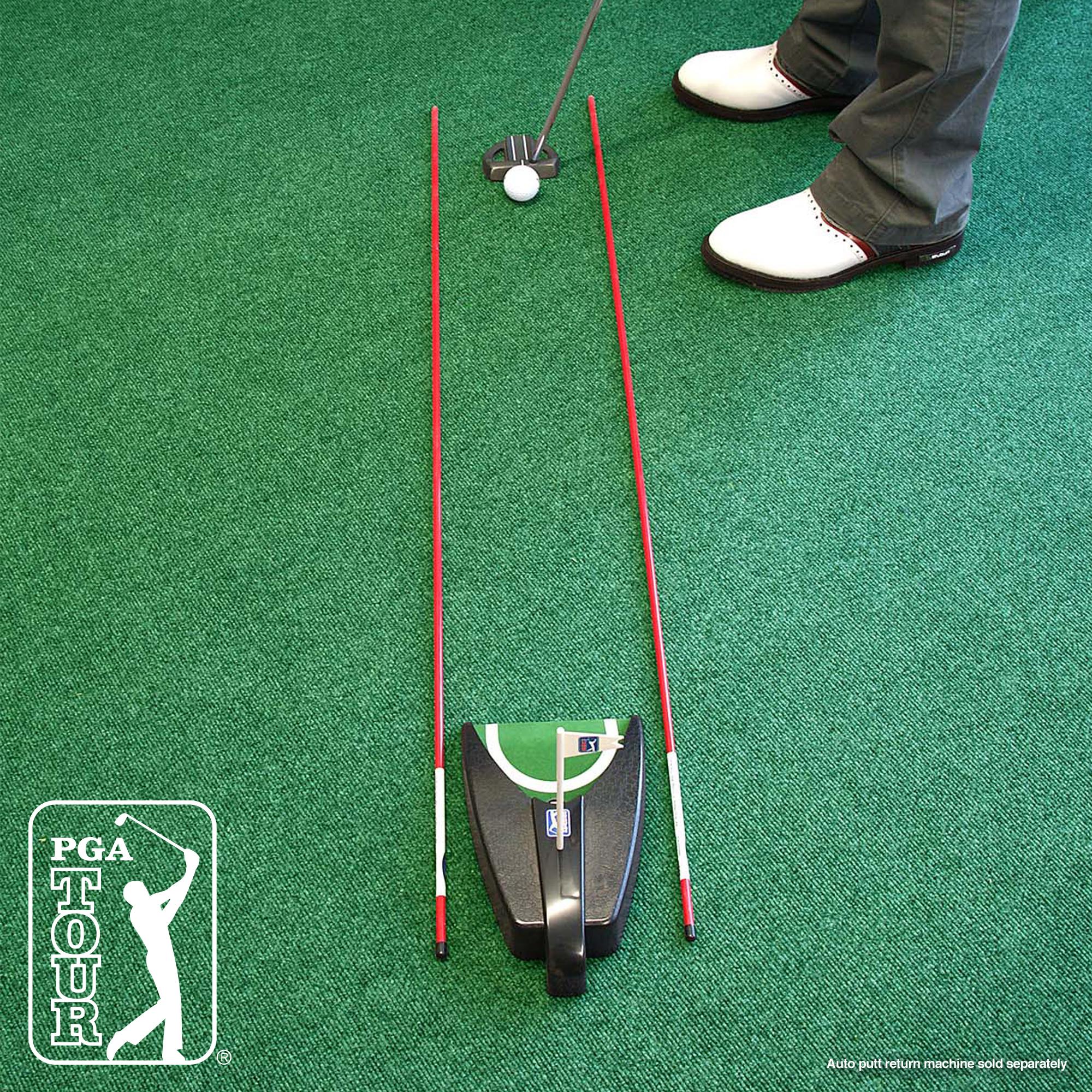 PGA TOUR Pro Sticks Alignment Golf Aid Red, 123cm with Instruction