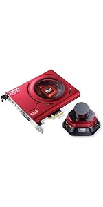 Sound Blaster Z SE レッド Amazon.com: Creative Sound Blaster Zx PCIe Gaming Sound Card