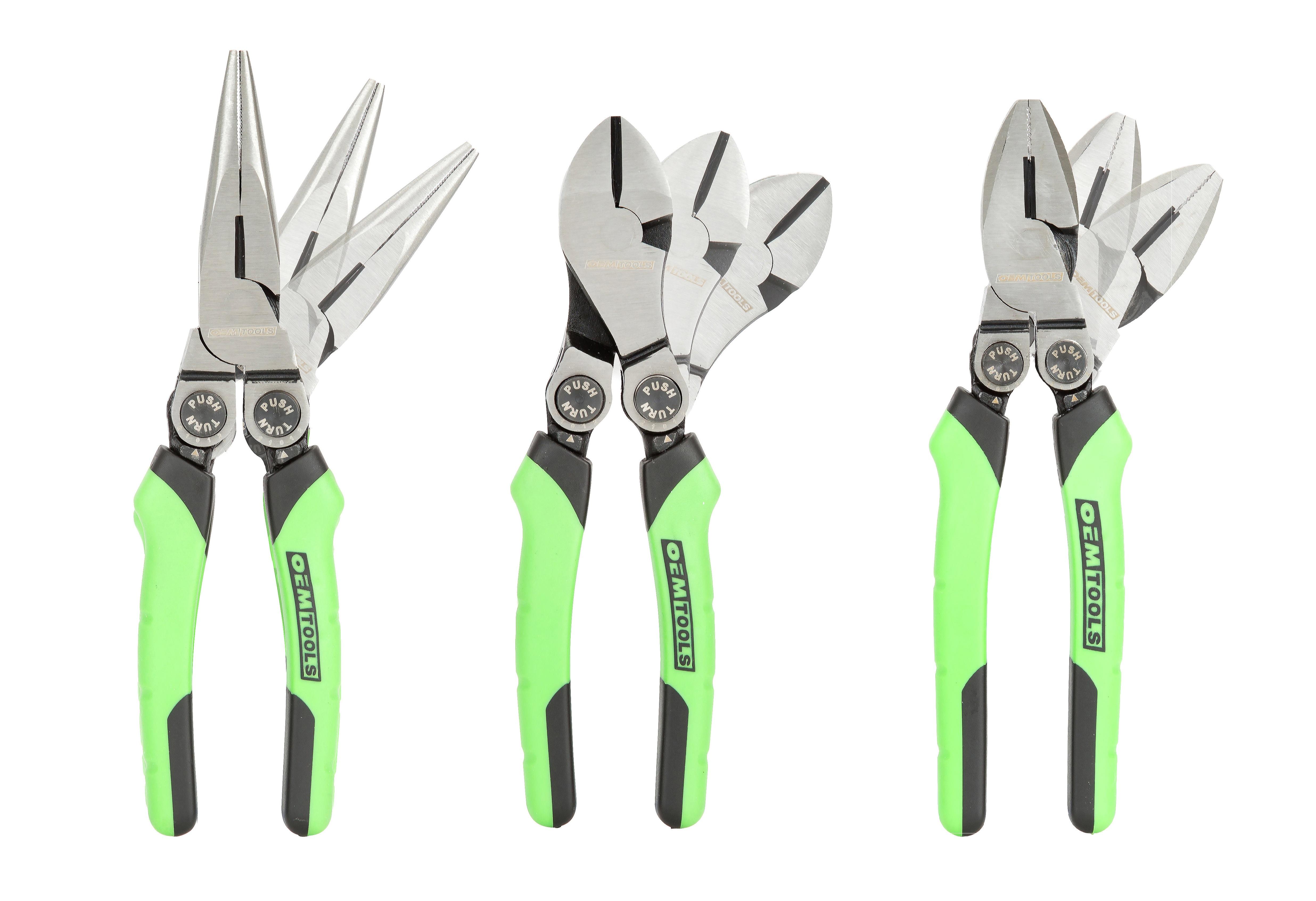 OEMTOOLS 22626 Adjustable Angle Offset Long Nose Pliers, 81/2 Inch