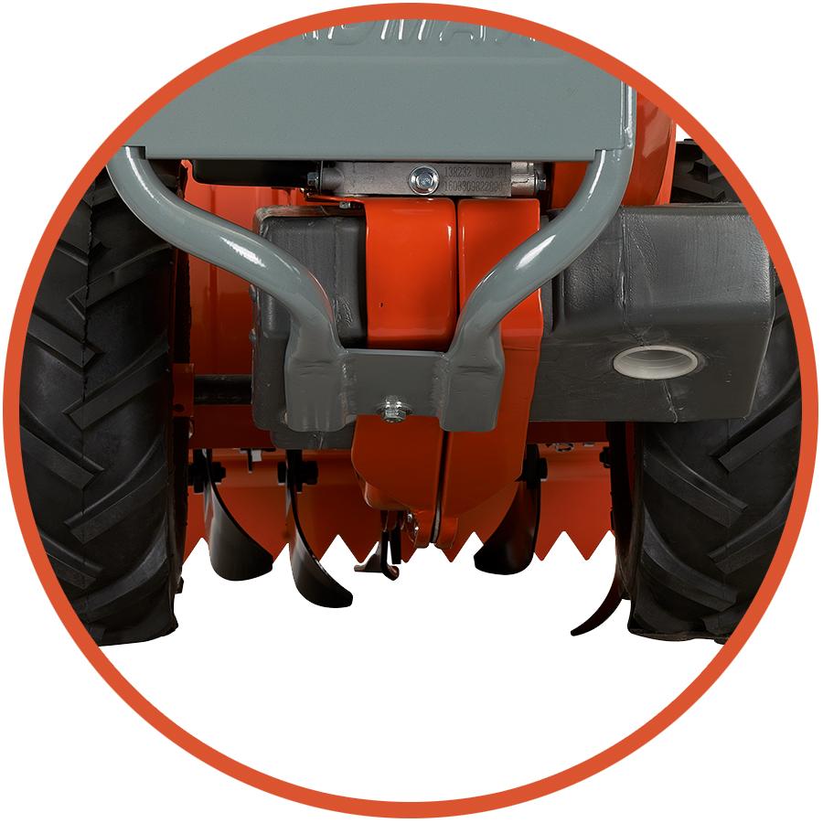 YARDMAX YT4565 Dual Rotating Rear Tine Tiller, 208Cc