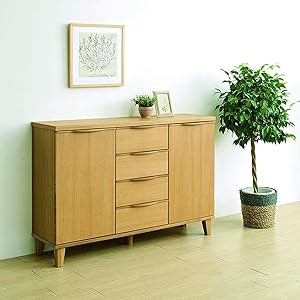 サイドボード Amazon.co.jp: OLX リビングボード82 YN