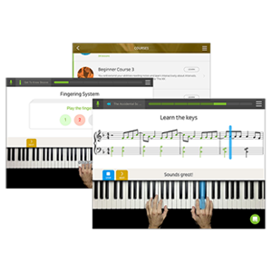 Skoove, online piano lessons.