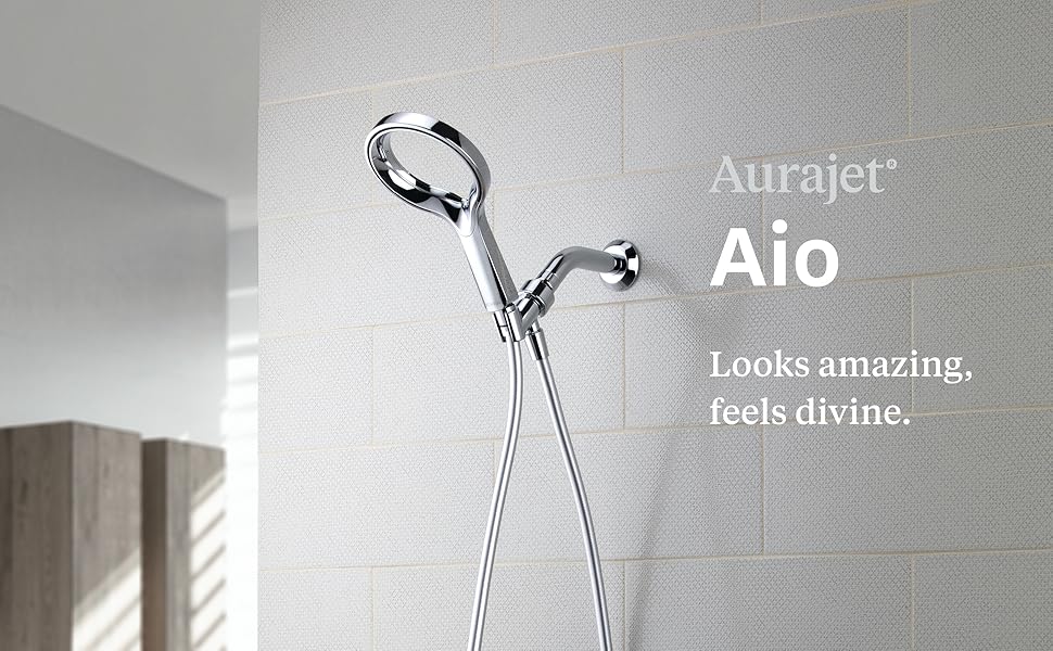 Methven Aio Removable Handheld Shower Head with High Pressure Water