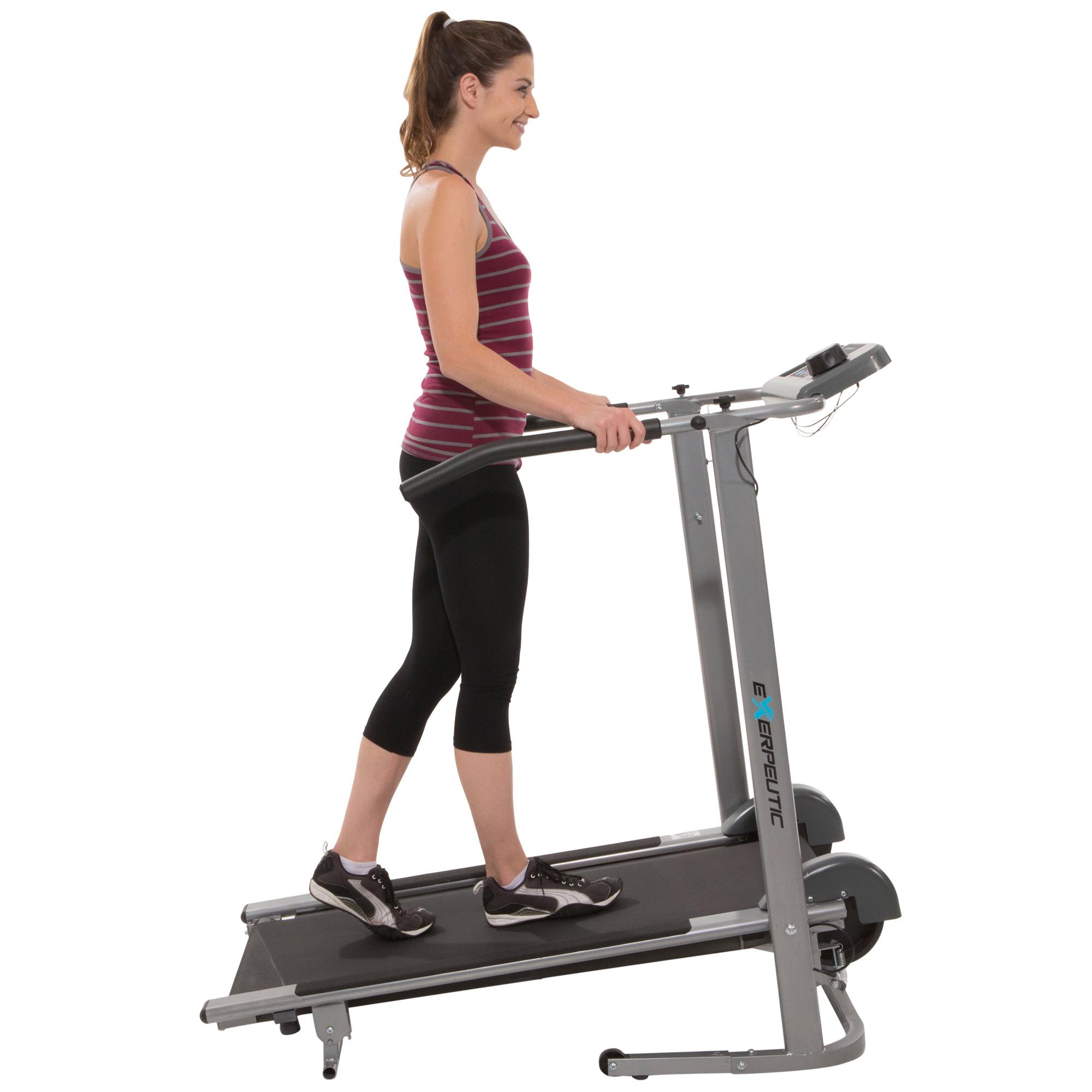 Exerpeutic 100Xl High Capacity Magnetic Resistance Manual Treadmill