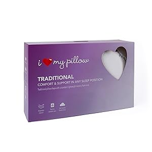 Amazon Com I Love My Pillow Queen Traditional Memory Foam Pillow