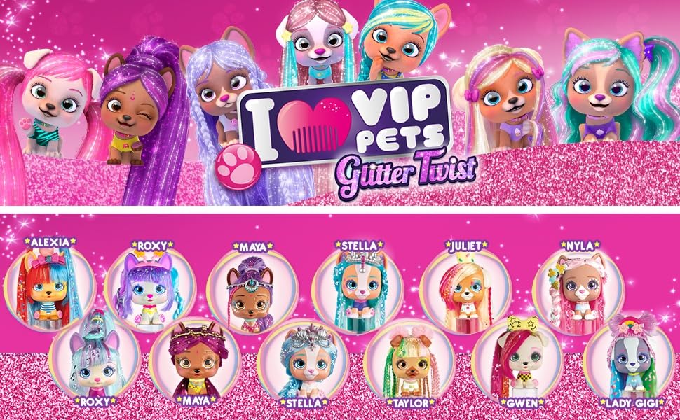 VIP Pets Glitter Twist