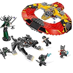 LEGO Super Heroes 76084 - Das ultimative Kräftemessen um Asgard: Amazon ...