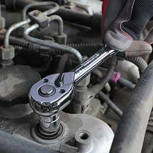 WORKPRO Coffret De Douilles Compact Avec Clé à Cliquet 3/8-inch 24-Pièce 15 1