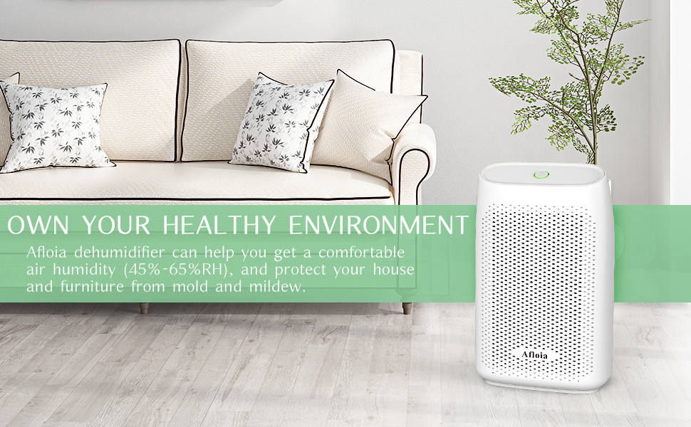 Afloia 700ml Home Dehumidifier Air Dryer Absorbs Humidity 300ml Per Day