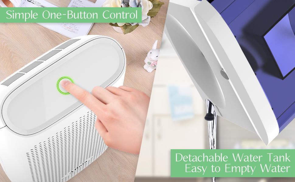 Afloia 700ml Home Dehumidifier Air Dryer Absorbs Humidity 300ml Per Day