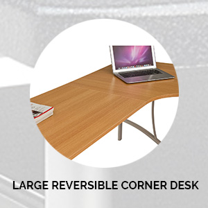 Piranha Trading Escritorio de Esquina Reversible Elegantemente Diseñado