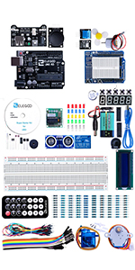 ELEGOO Upgraded 37 in 1 Sensor Modules Kit with Tutorial Compatible ...