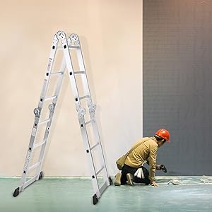 ladder step platform scaffold purpose folding aluminum